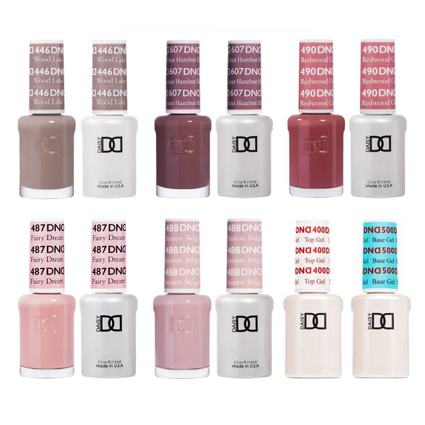 DND - Gel Starter Set - BT400500, 490, 488, 487, 446, 607