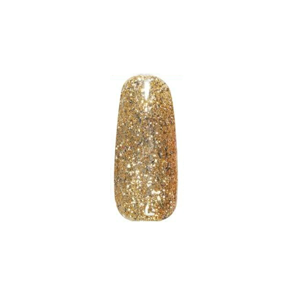 DND - Super Platinum Glitter Collection - Gold Glam 0.6 oz - #937