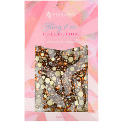 Kiara Sky Nail Art - Rhinestones - Whiskey Business
