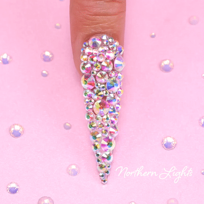 Kiara Sky Nail Art - Rhinestones - Northern Lights