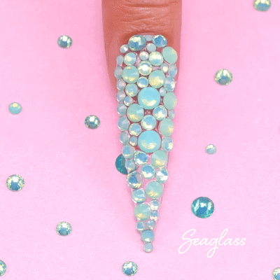 Kiara Sky Nail Art - Rhinestones - Seaglass