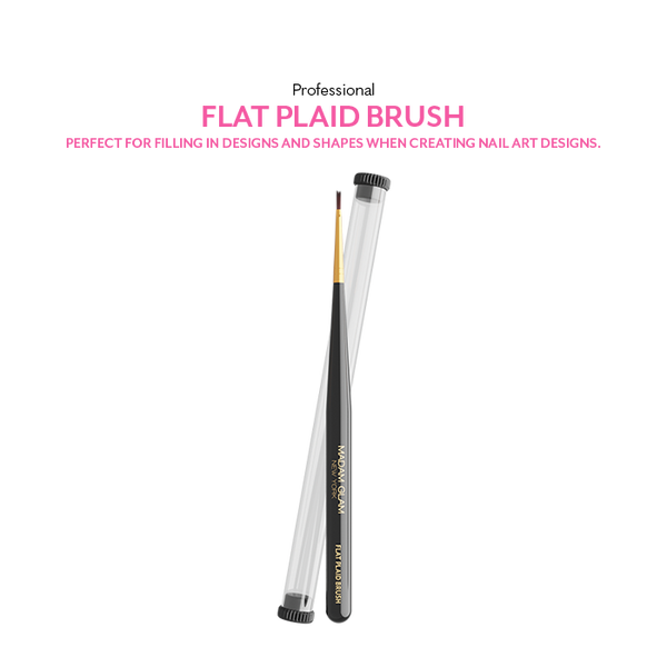 Madam Glam - Tools - Professional Flat Plaid Nail Brush