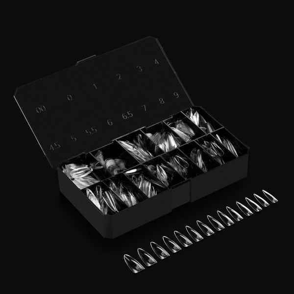 Apres - gel-x tips 2.0 - natural almond long (600 pcs)