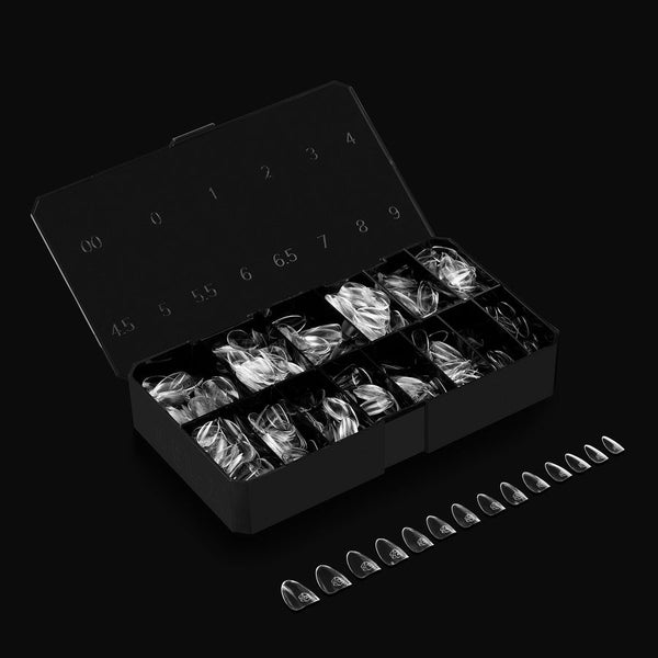 Apres - gel-x tips 2.0 - natural almond short (600 pcs)