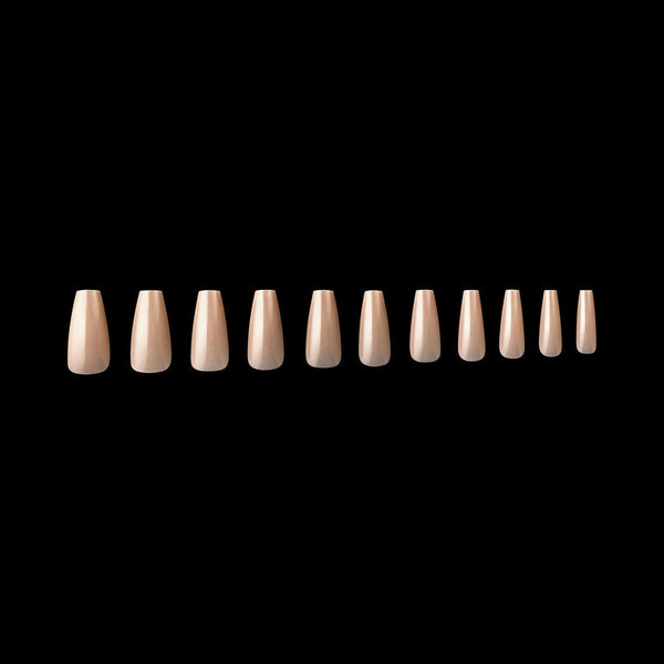 Apres - neutrals gel-x tips - alex coffin medium (150 pcs)