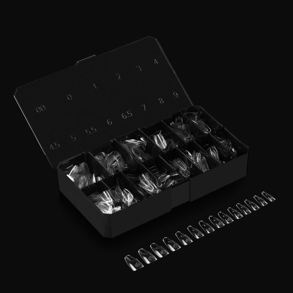 Apres - gel-x tips 2.0 - natural coffin medium (600 pcs)