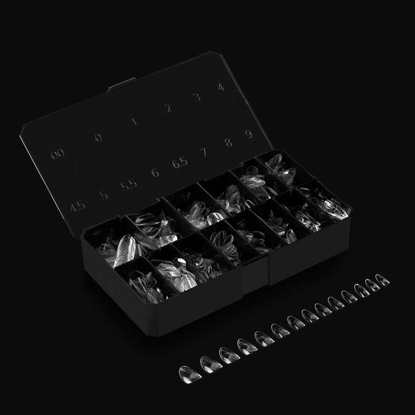 Apres - gel-x tips 2.0 - natural round short (600 pcs)