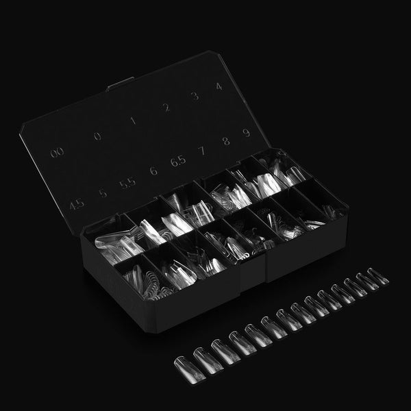 Apres - gel-x tips 2.0 - natural square long (600 pcs)