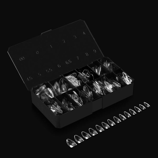 Apres - gel-x tips 2.0 - sculpted almond medium (600 pcs)