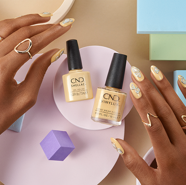 CND - Shellac Xpress5 Combo - Base, Top & Seeing Citrine (0.25 oz)