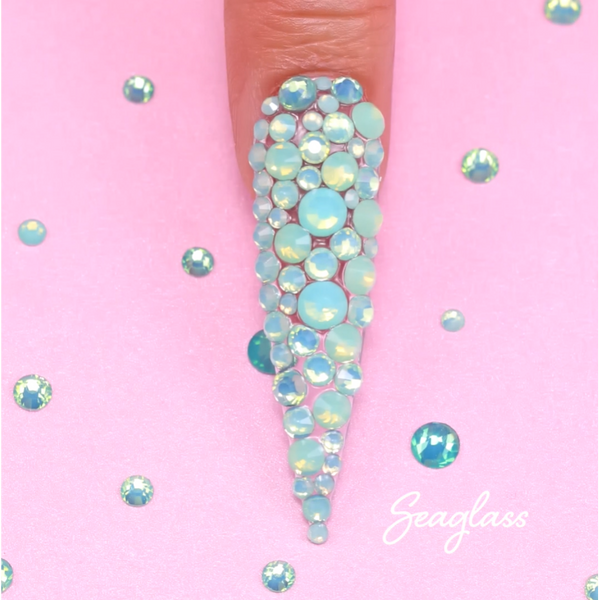 Kiara Sky Nail Art - Rhinestones - Seaglass