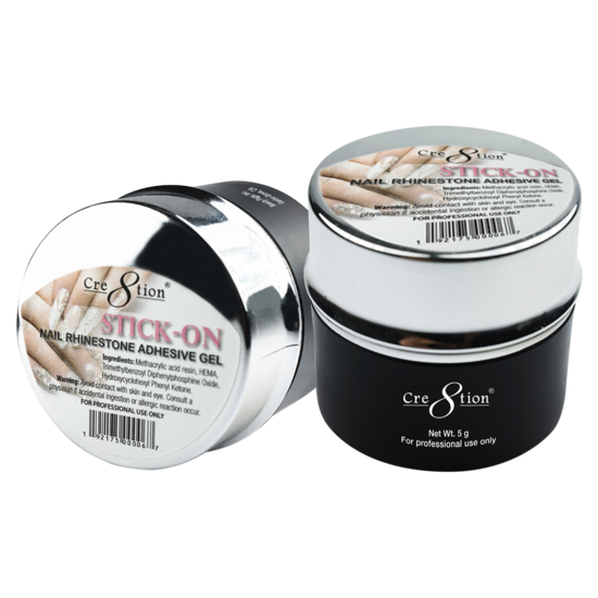Cre8tion - Stick-On Nail Rhinestone Thin Adhesive Gel 7.5g