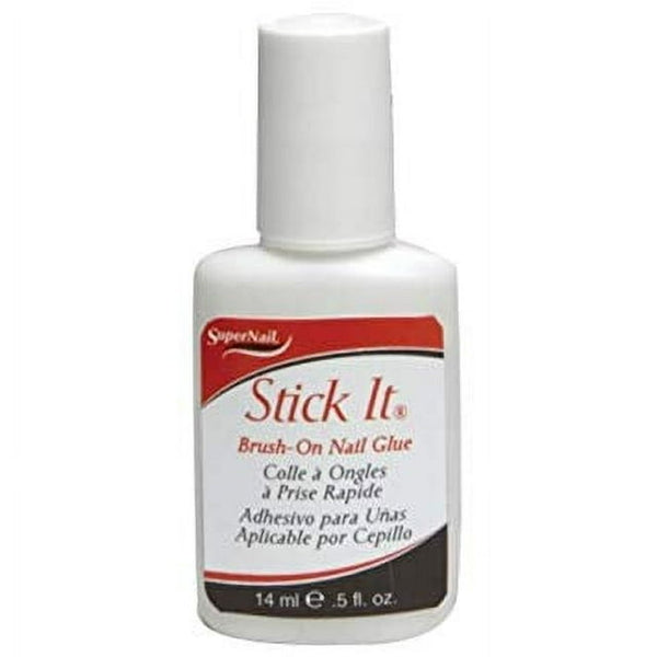 Supernail - Stick It Brush On Nail Glue .5 oz