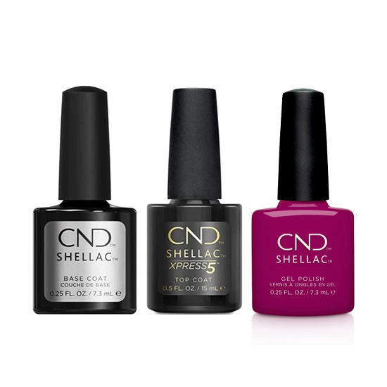 CND - Shellac Xpress5 Combo - Base, Top & Violet Rays