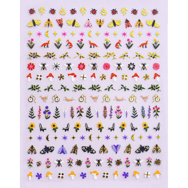 Deco Beauty - Nail Art Stickers - Wildflower