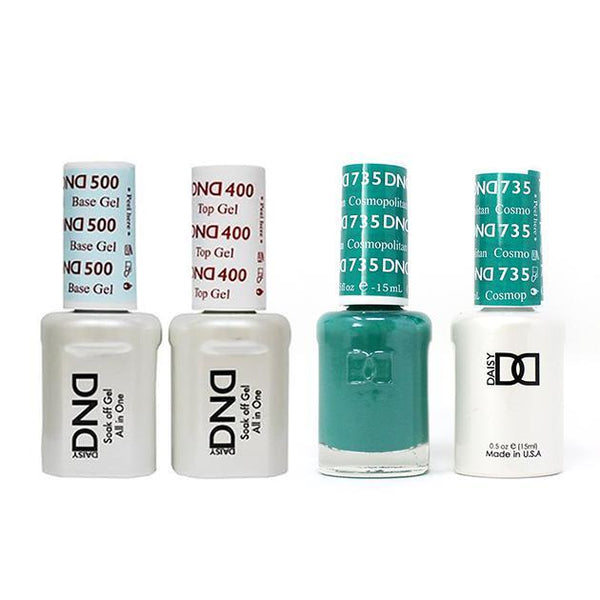 DND - Base, Top, Gel & Lacquer Combo - Cosmopolitan - #735