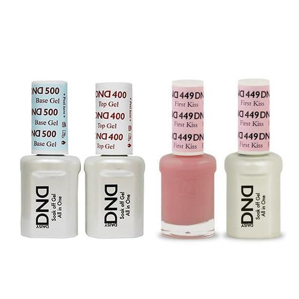 DND - Base, Top, Gel & Lacquer Combo - First Kiss - #449