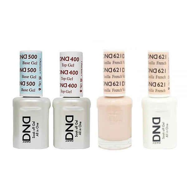 DND - Base, Top, Gel & Lacquer Combo - French Vanilla - #621