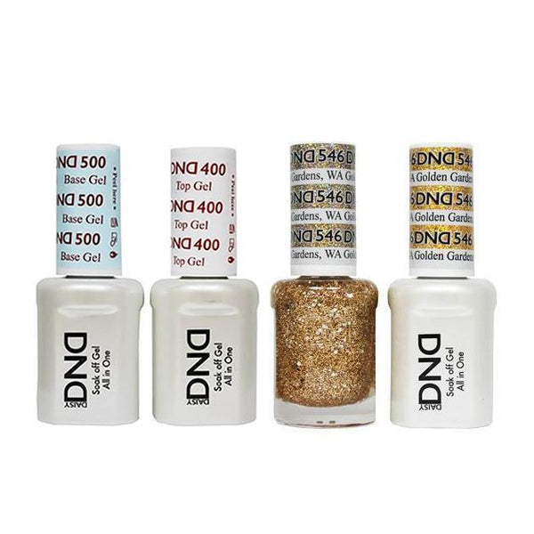 DND - Base, Top, Gel & Lacquer Combo - Golden Gardens WA - #546
