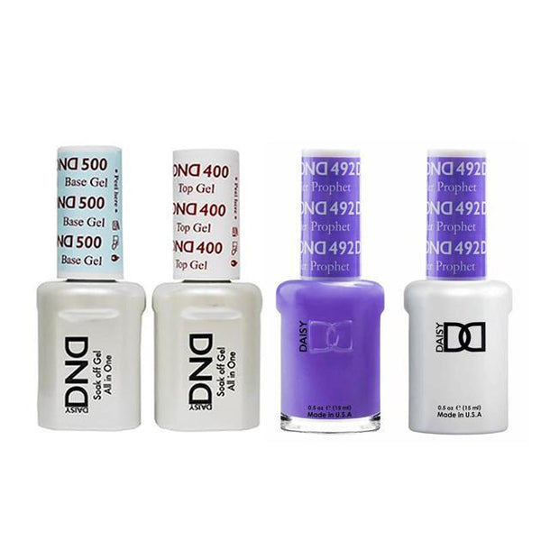 DND - Base, Top, Gel & Lacquer Combo - Lavender Prophet - #492