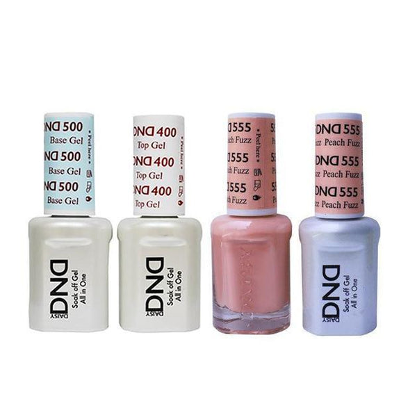 DND - Base, Top, Gel & Lacquer Combo - Peach Fuzz - #555