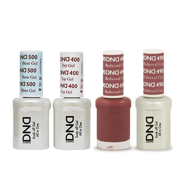 DND - Base, Top, Gel & Lacquer Combo - Redwood City - #490