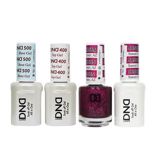 DND - Base, Top, Gel & Lacquer Combo - Sunset Crater AZ - #565