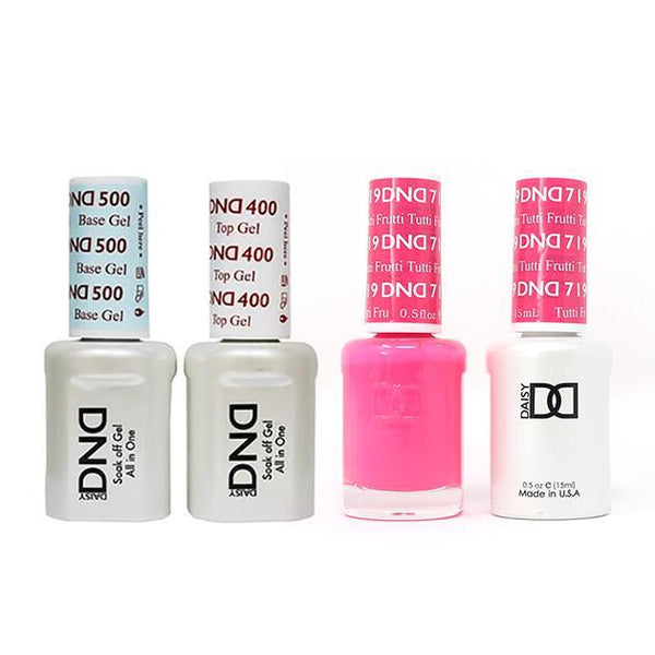 DND - Base, Top, Gel & Lacquer Combo - Tutti Frutti - #719