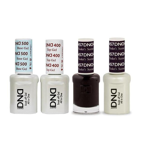 DND - Base, Top, Gel & Lacquer Combo - Violets Secret - #457