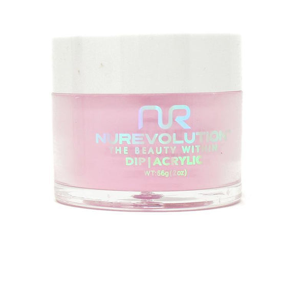 NuRevolution Dip Powder Tropical Pink 2 oz 102 Sleek Nail
