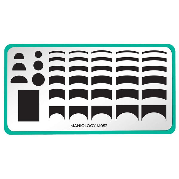 Maniology - Stamping Plate - Classique: Pardon My French French Tip #M052