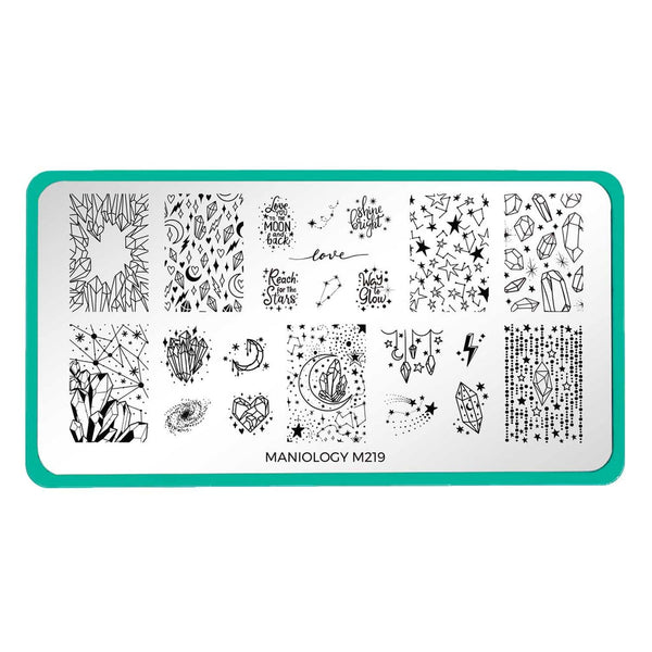 Maniology - Nail Stamping Starter Kit - Crystal Galaxy: Space-Themed