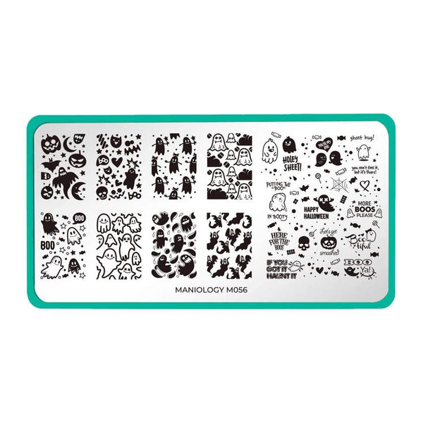 Maniology - Stamping Plate - Halloween: Ghosted #M056