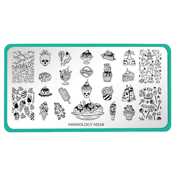 Maniology - Stamping Plate - Halloween Treats #M248