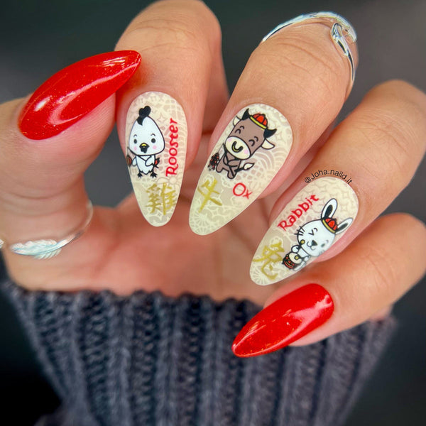 Maniology - Stamping Plate - Lunar Zodiac #M343