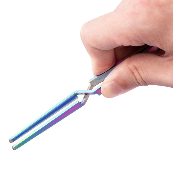 Maniology - Nail Tool - Multipurpose Cuticle Pusher Cleaner & Pincher Tool