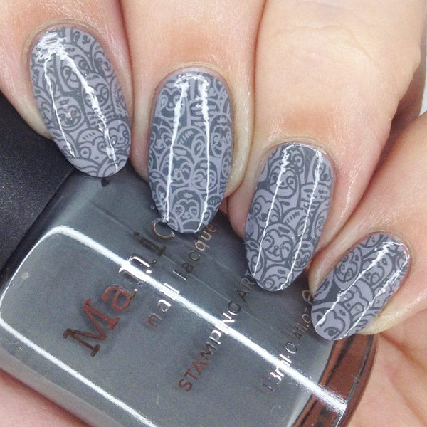 Maniology - Stamping Plate - Sloth Life #M291