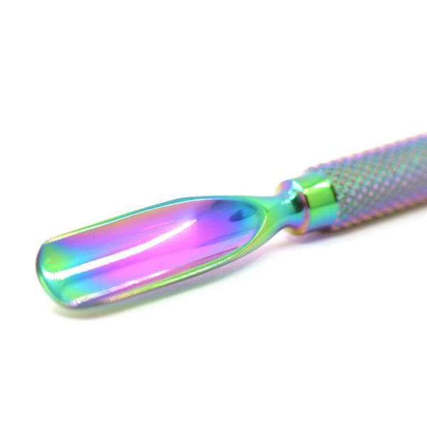 KBShimmer - Nail Tool - Rainbow Finish Dual Ended Cuticle Pusher