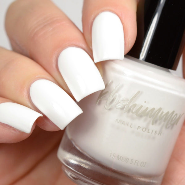 KBShimmer - Nail Polish - White Here White Now