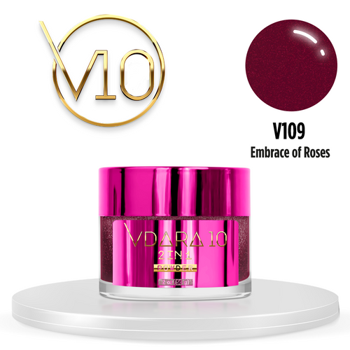 Vdara10 - Dip Powder - Embrace of Roses 2oz 