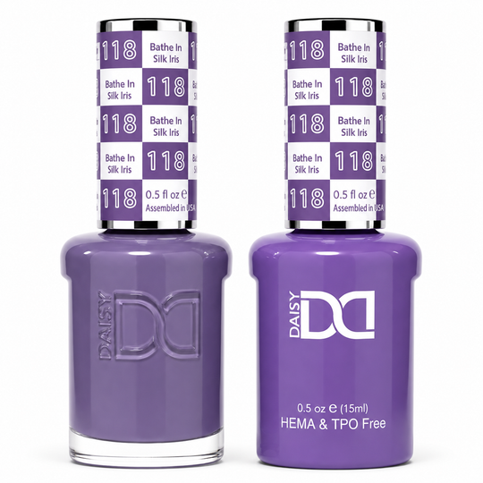 DND - Hema-Free & TPO-Free Gel & Lacquer - Bathe In Silk Iris – 118