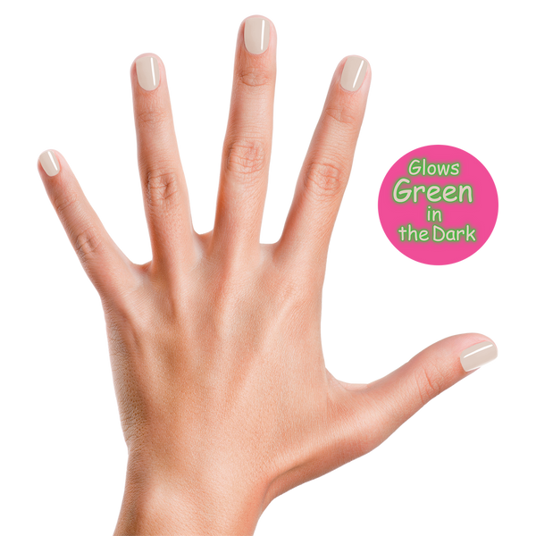 Piggy Paint Nail Polish - Radioactive - Clear Glow In The Dark 0.5 oz