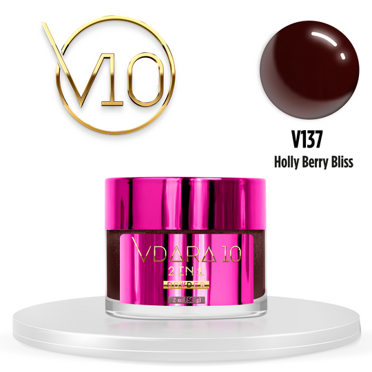 Vdara10 - Dip Powder - Holly Berry Bliss 2oz