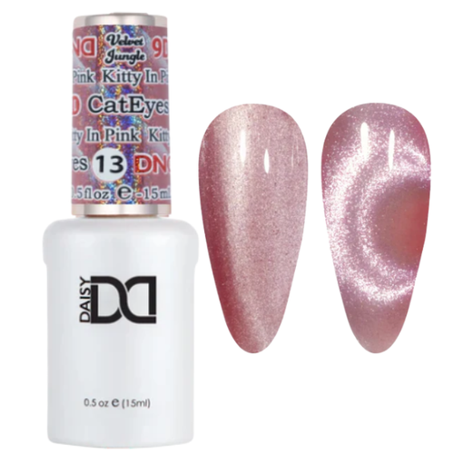 DND - Hema-Free & TPO-Free 9D Cat Eye - Kitty In Pink - 13