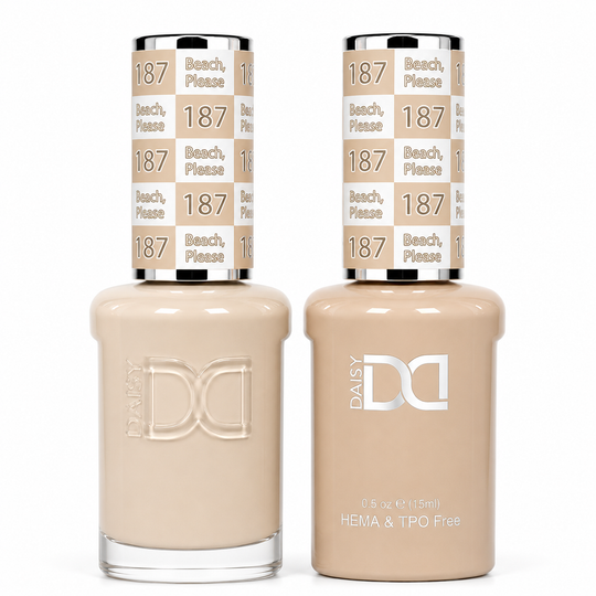 DND - Hema-Free & TPO-Free Gel & Lacquer - Beach, Please – 187