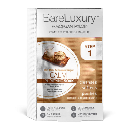 Morgan Taylor - Bareluxury 4-In-1 Complete Pedicure & Manicure -  Oatmilk & Brown Sugar