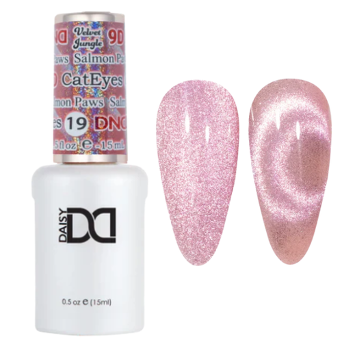 DND - Hema-Free & TPO-Free 9D Cat Eye - Salmon Paws - 19