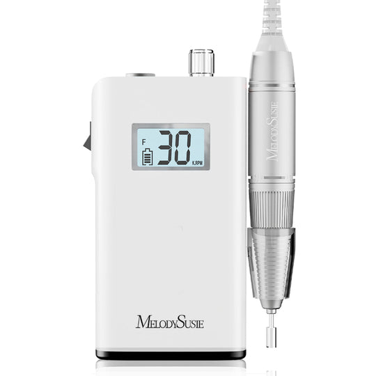 MelodySusie - Scamander (Sc320H) Rechargeable Nail Drill 30,000Rpm - White