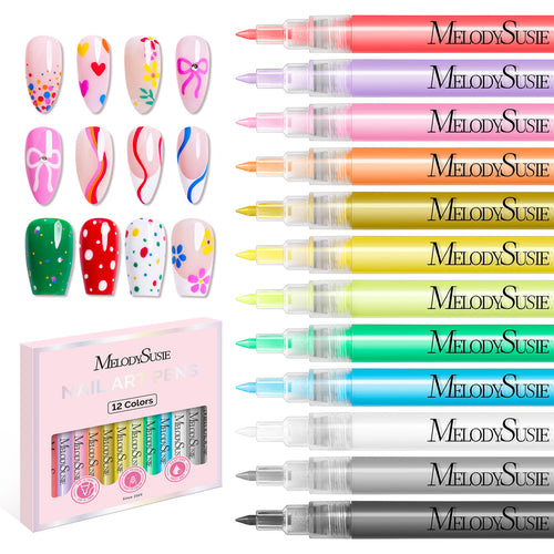 Melody Susie - Nail Art Pens Set 12 Colors - 0.7mm