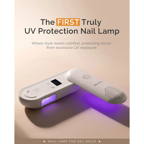 MelodySusie - P-Plus20F Innovative UV Protection Rechargeable UV/LED Nail Lamp - White